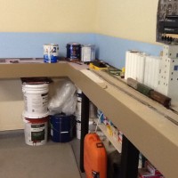 I have installed sky board and the edge to the entire length of the layout.
