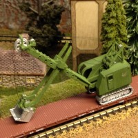 P&H 1055B Excavator in Z scale