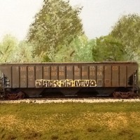 Walthers Special run covered hopper. Purchased in 1990's. Back in action.