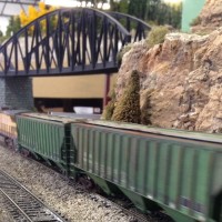 UP 9416 with grain train