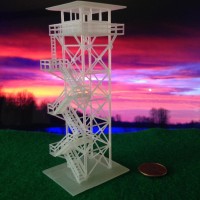 76'tall Forestry tower Z scale