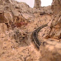 Badland canyon, Jan 2015