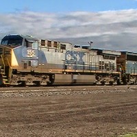 Glendive CSX PIC 1638. This set was on a work train at Glendive.