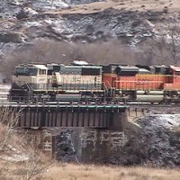 BNSF Glendive creek PIC 1976, dp pushers eastbnd, feb 2015.