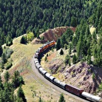 BNSF M-STODEN at old Tunnel 17