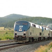 Amtrak #6 eastbound at East Rollins