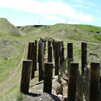 More collapsed trestle bents