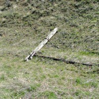 Very little left of the telltale guarding Red Coulee Tunnel 6's west portal