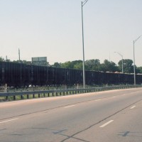 Union Pacific Aggregate Train in Austin, Texas