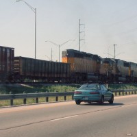 Union Pacific Aggregate Train in Austin, Texas