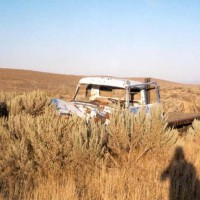 Old truck found at the top of Boylston Hill