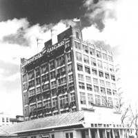 Imperial Sugar bone char filter house