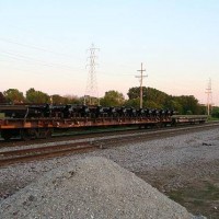 CP Retarder on a flat car