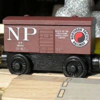 Custom Painted Wooden Boxcar
