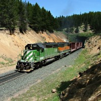 Mullan Tunnel WP and BNSF/MRL manifest