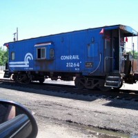 old Conrail caboose still in use