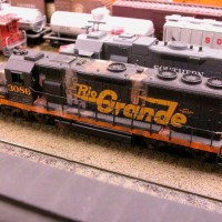 GP40 DRGW3086 First DRGW Painted into Espee Colors