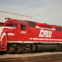 TP&W GP40 1000 (red & white)