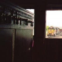 Empty UP rock train at Tower 17