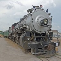SP 745 Steam Locomotive at Liberty MO