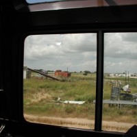 Santa Fe Caboose in Junkyard