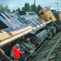 Northern Pacific GP-9 Wreck