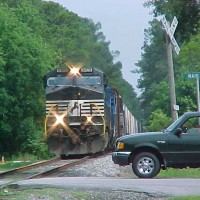 The train comes through Newport NC