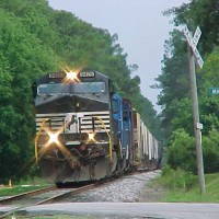 The train comes through Newport NC