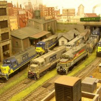 Some modern diesels on Sweethome Chicago