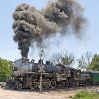 SP 745 Steam Locomotive at Liberty MO & Kearney MO