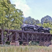 SP 745 Steam Locomotive at Liberty MO & Kearney MO