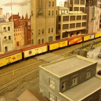 Walthers Warehouse in place on the layout