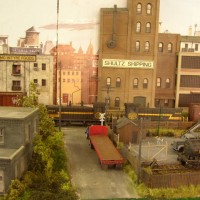 Walthers Warehouse in place on the layout