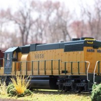 My Kato SD38-2 and Intermountain Cov. Hopper