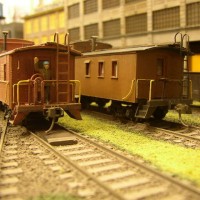 Athearn caboose conversion to wood