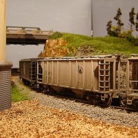 LNE Cement Train CNJ Covered Hopper 1