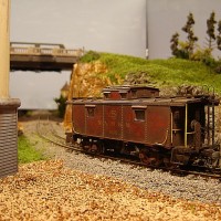 LNE Cement Train NYSW Caboose