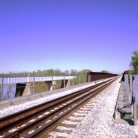 UP and BNSF Bridges over the Brazos