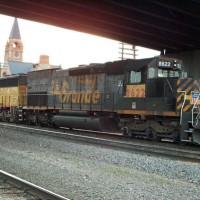 D&RGW 5365 in Cheyenne with UP patch
