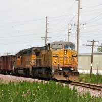 UP 1995 CNW Heritage Unit in Wisconsin