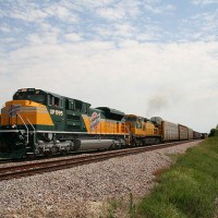 UP 1995 CNW Heritage Unit in Wisconsin