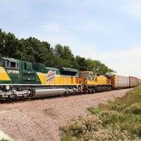 UP 1995 CNW Heritage Unit in Wisconsin