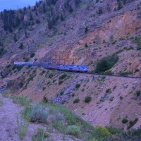 Amtrak Byers Canyon