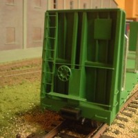 BN Bulkhead flatcar