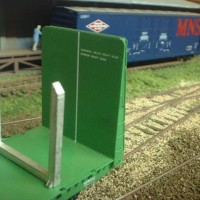 BN Bulkhead flatcar