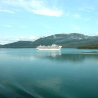 Sister ship to Diamond Princess in Tracy Arm