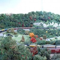 Horseshoe Curve vista on old layout