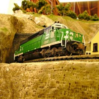 Extreme up angle of a BN SD40-2