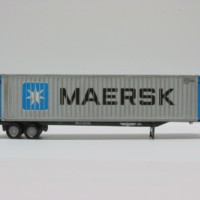 45' Maersk Container and 45' Alan Curtis APL Chassis