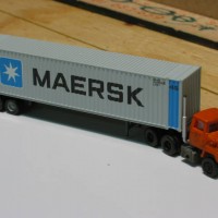 Alan Curtis 45' Chassis w/Maersk Container